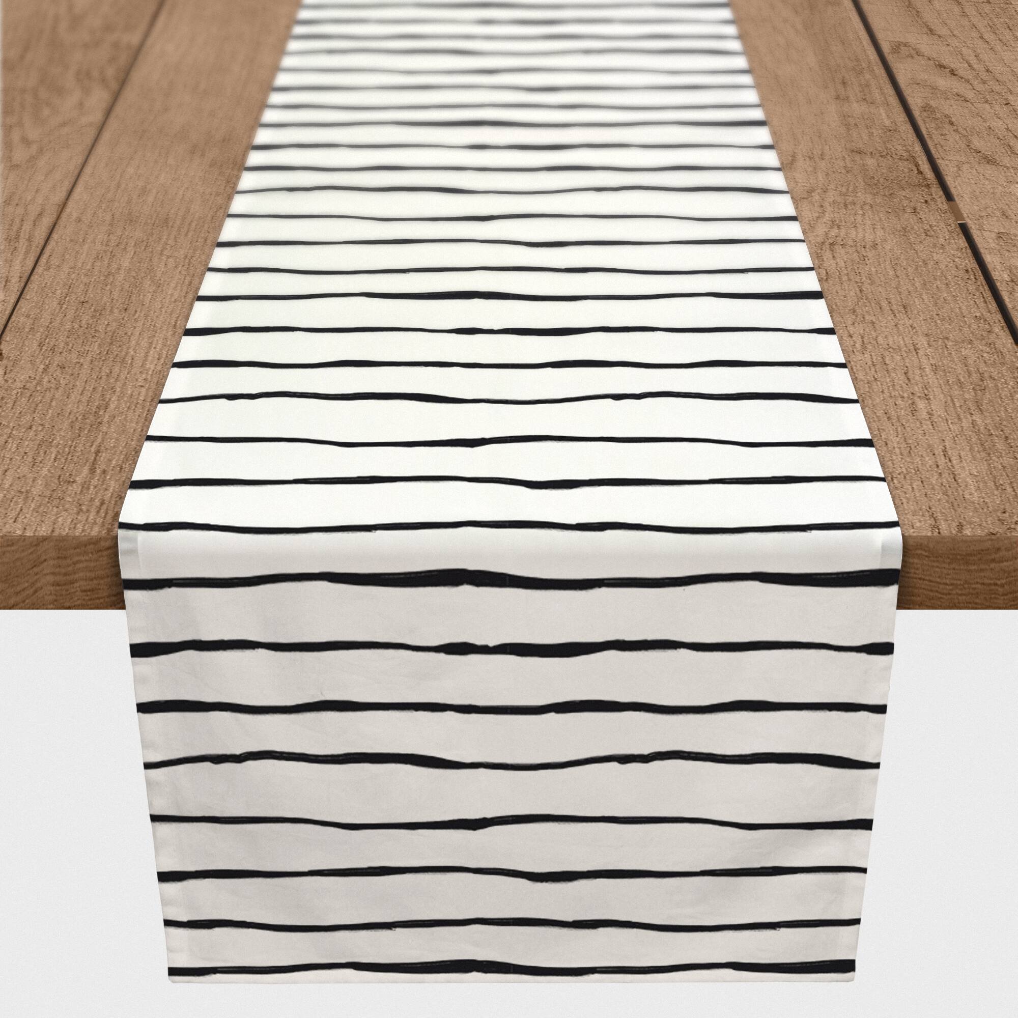 Painted Stripes 16" x 72" Cotton Twill Runner